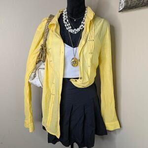 Yellow Alfred Dunner long sleeve top size 20